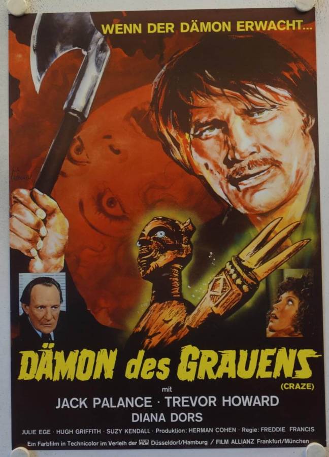 Craze original release german movie poster